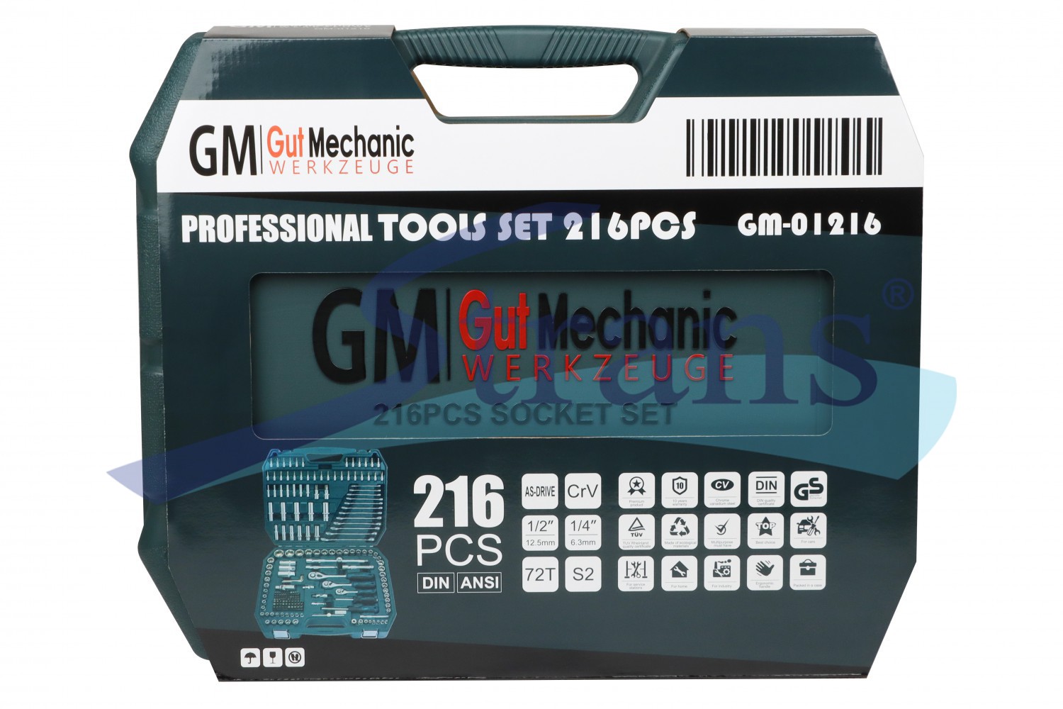 Набір Інструментів Gut Mechanic 216 Шт Gm01216 купити в Україні